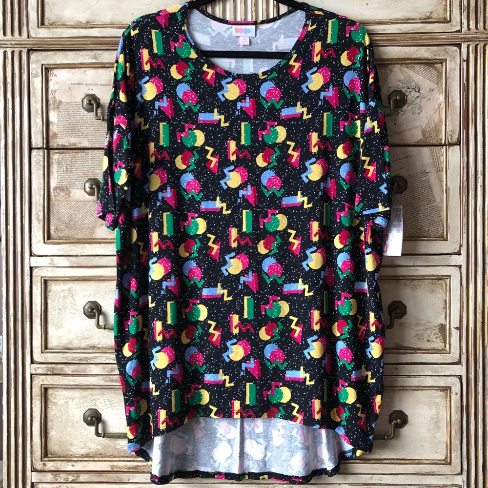 ♦️2/$30 Saved by the Bell LuLaRoe Irma Tunic Top